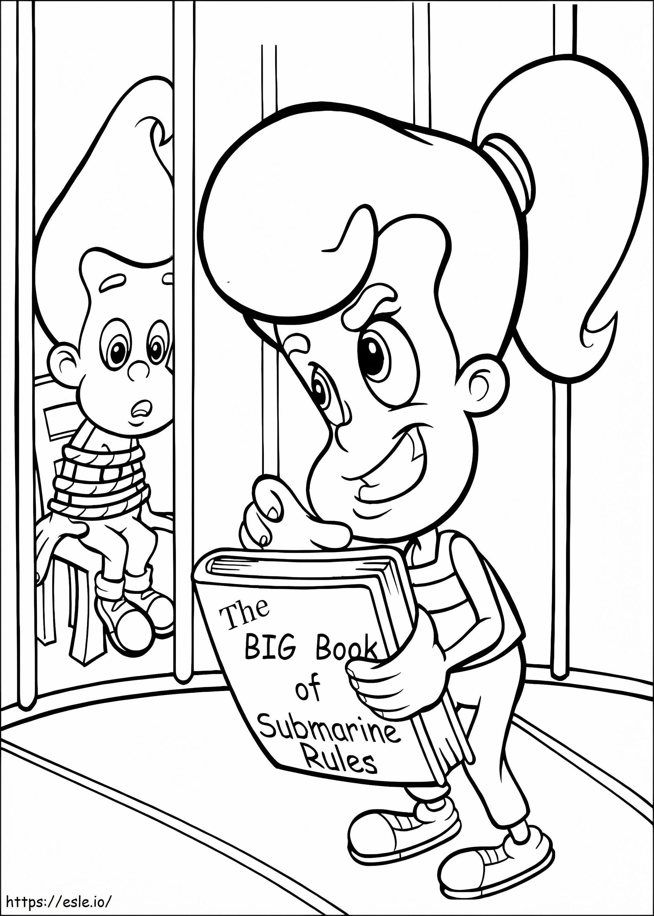 Cindy And Jimmy coloring page