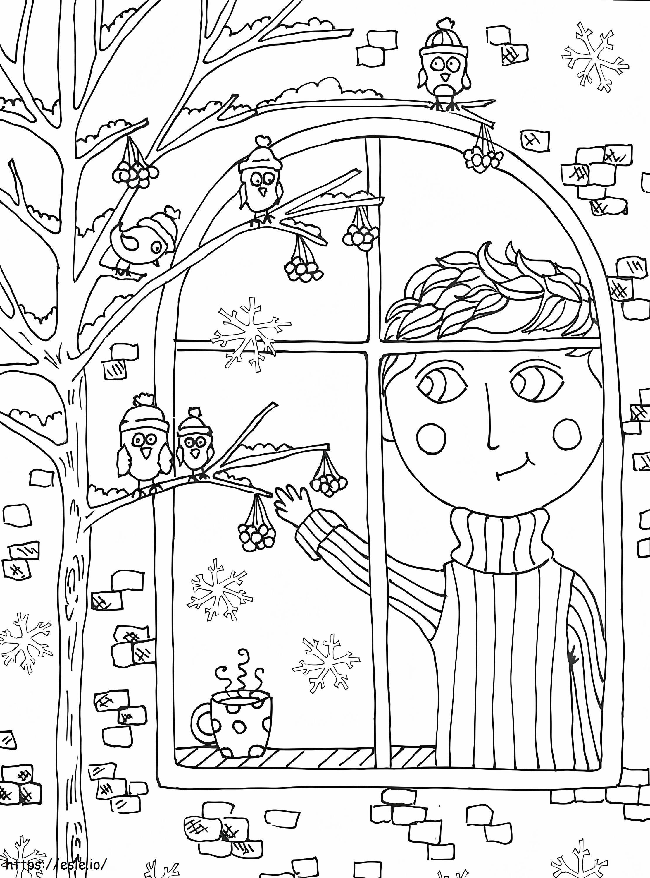 Disegni da colorare Buon autunno gratis da stampare