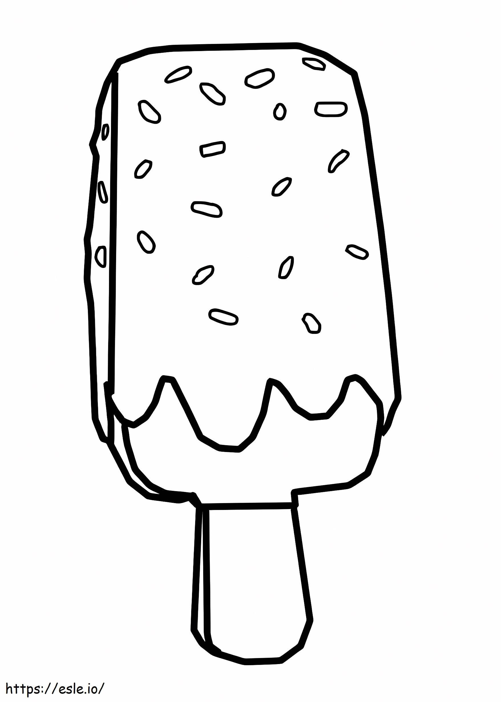 Free Popsicle coloring page