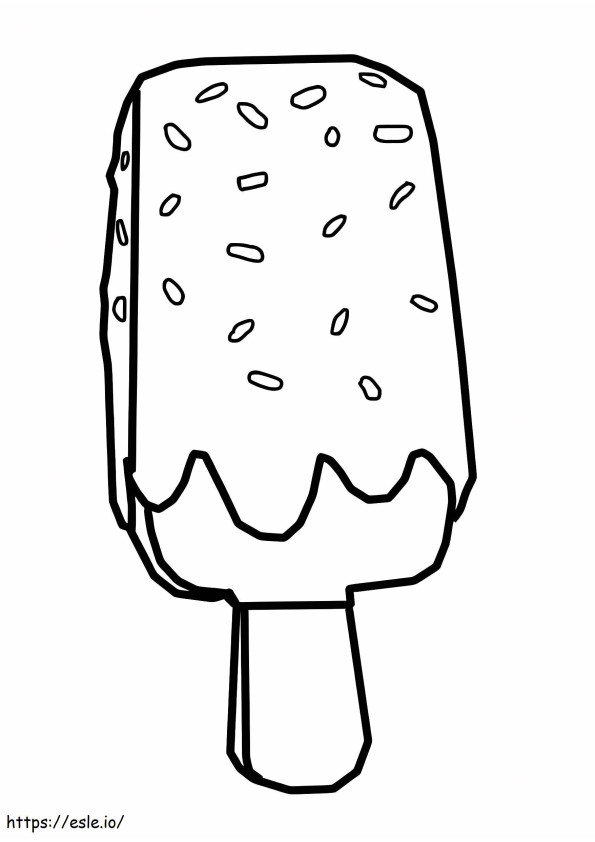 Free Popsicle coloring page