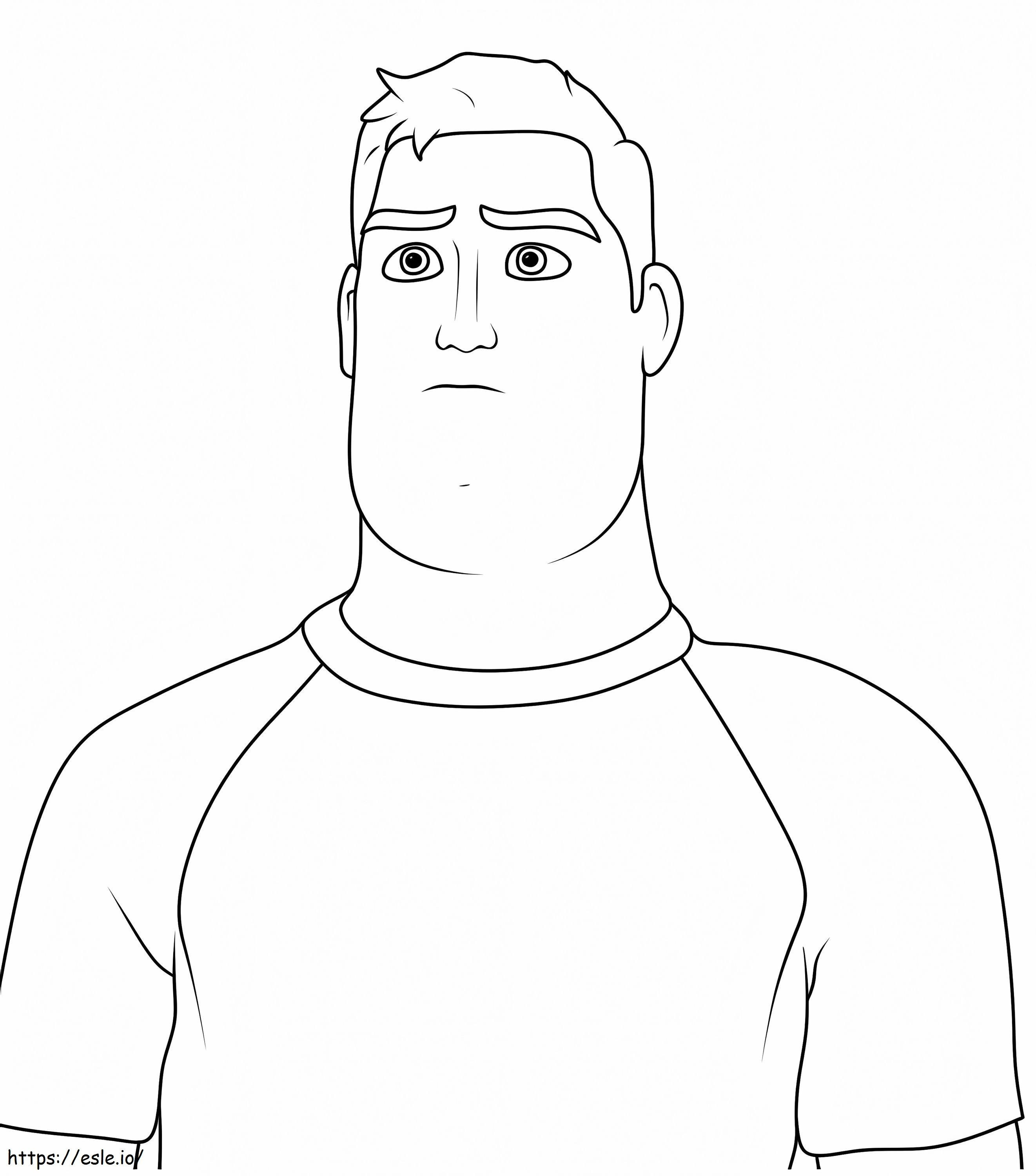 Buzz From Lightyear coloring page