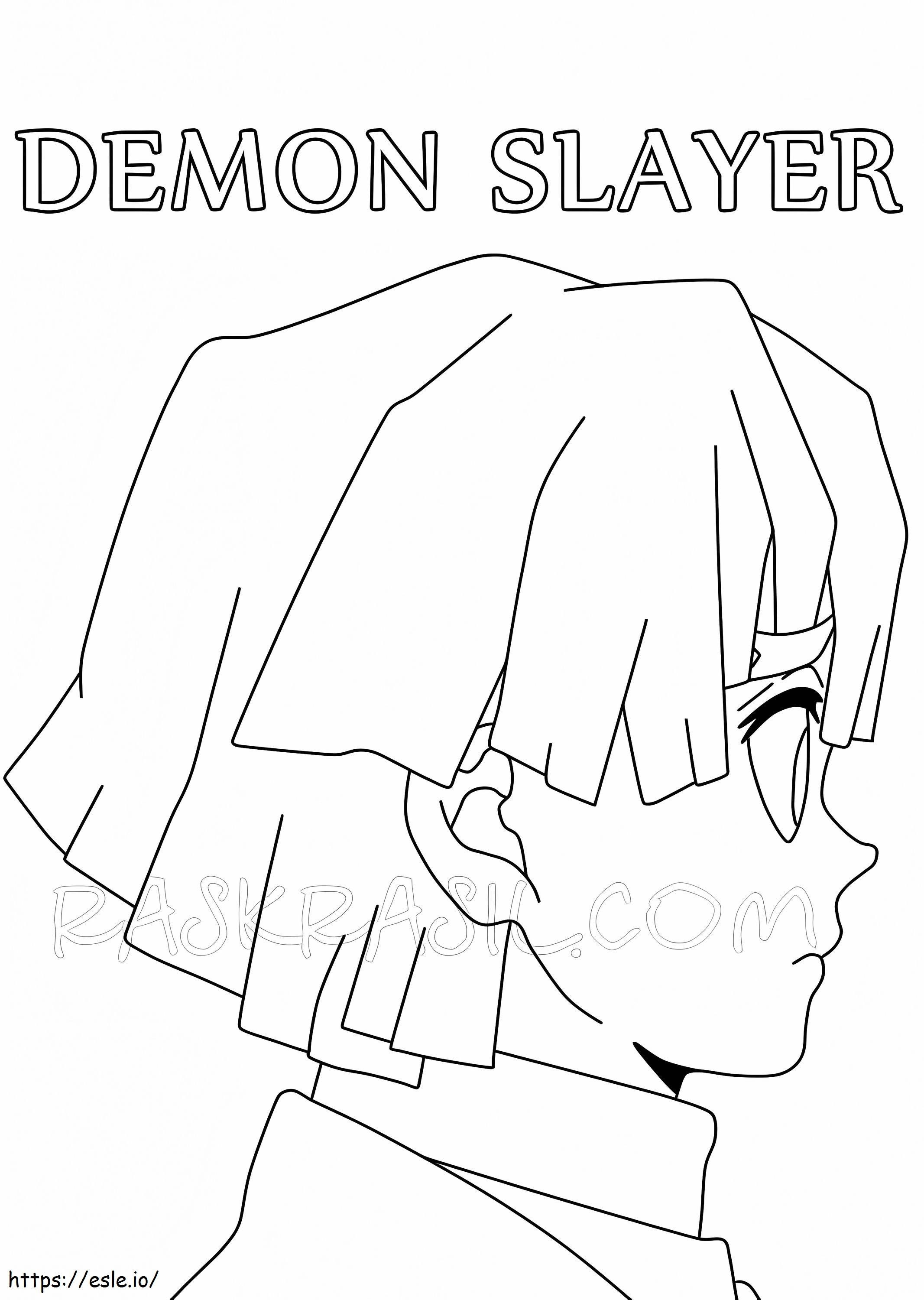 Zenitsu Demon Slayer 728X1024 coloring page