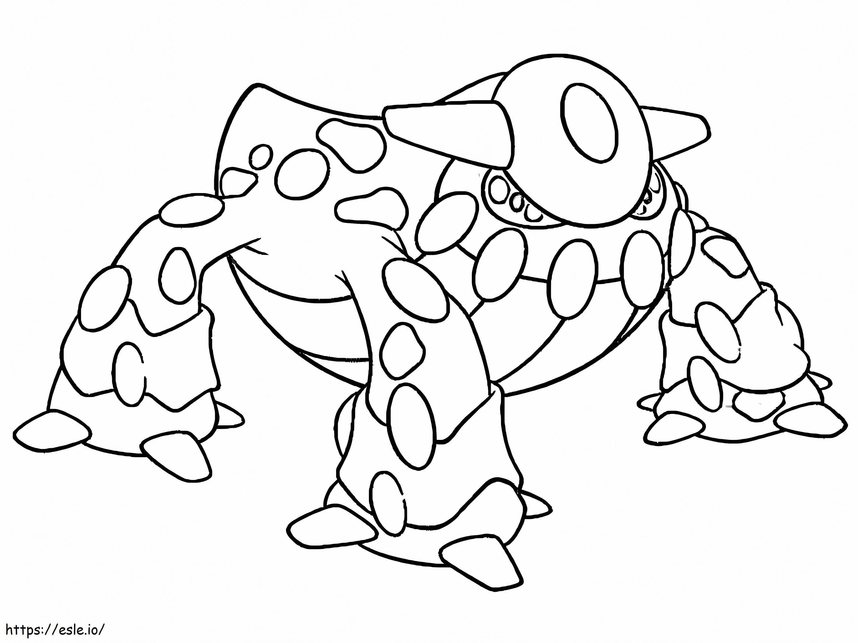 Printable Heatran Pokemon coloring page