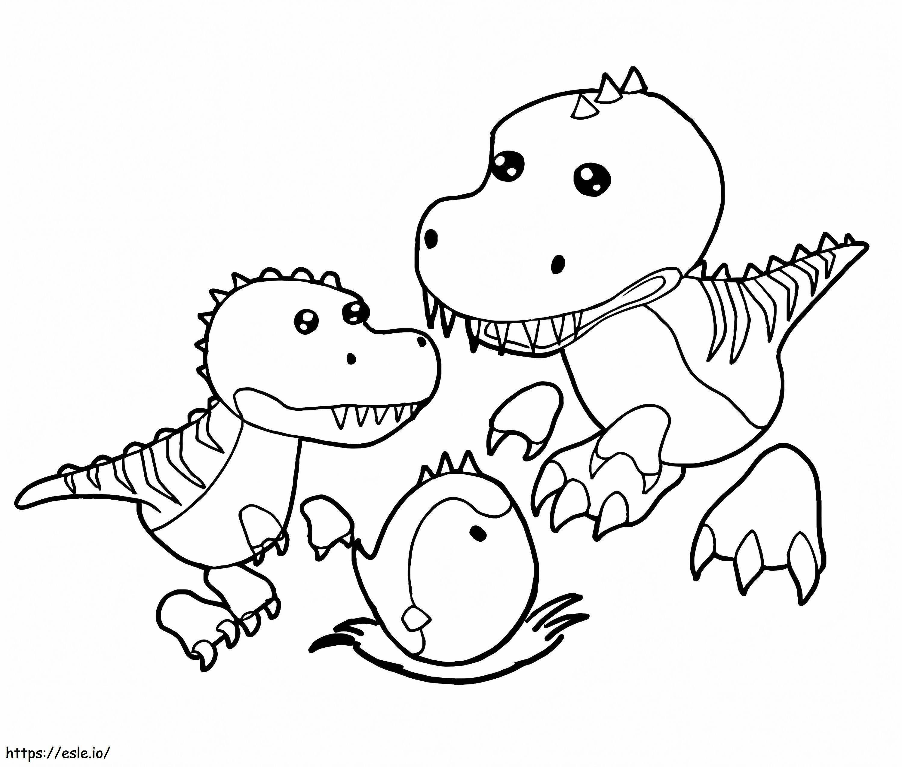 Adote-me Dinossauros para colorir