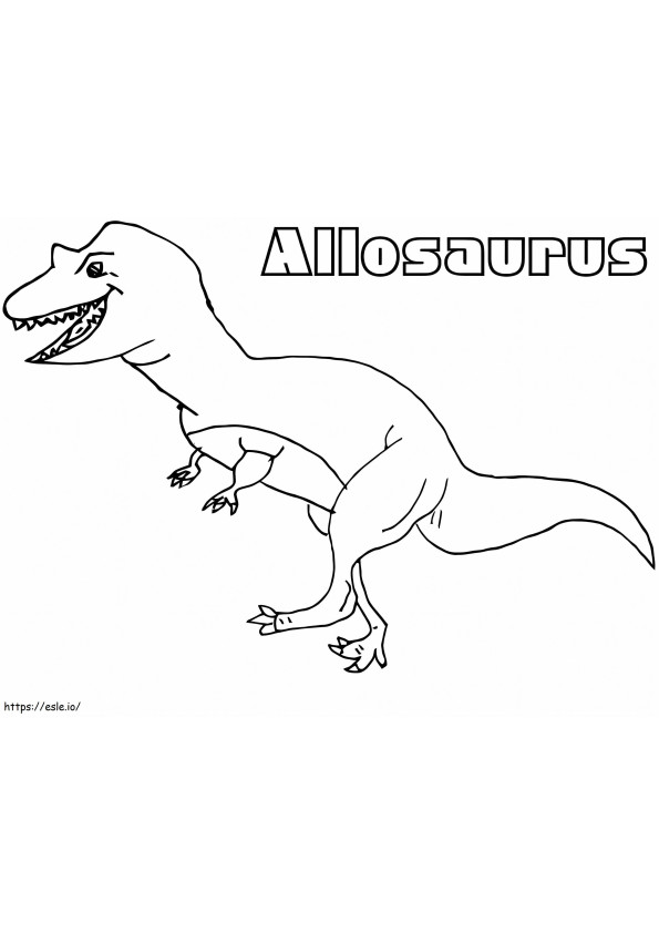 Allosaurus lächelt