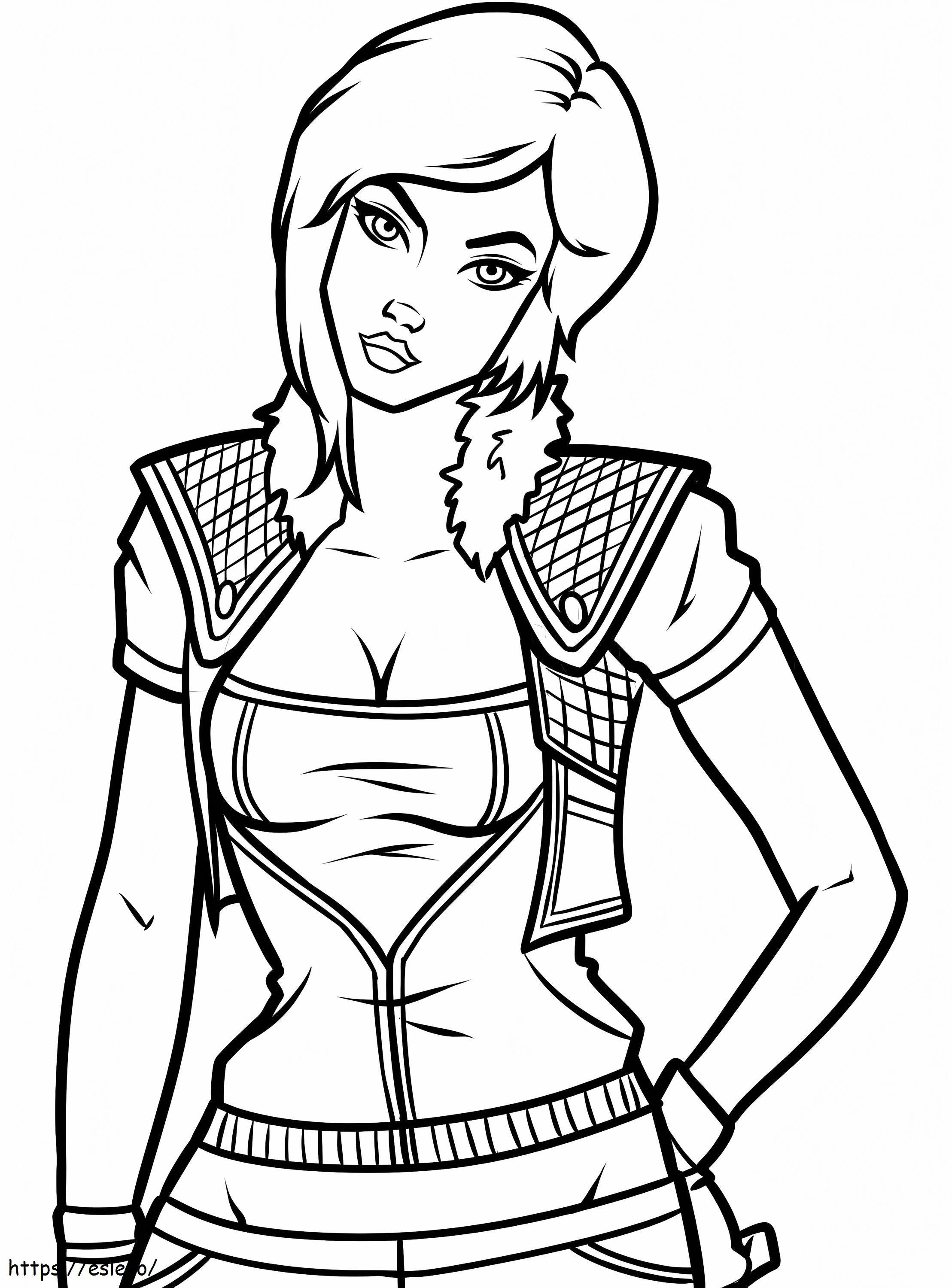 Lilith From Borderlands coloring page