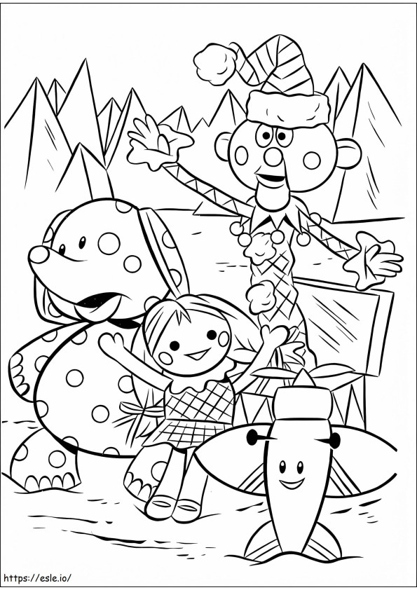 Rudolph 7 coloring page