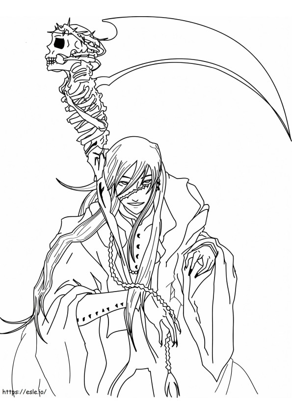 Undertaker From Black Butler 1 coloring page