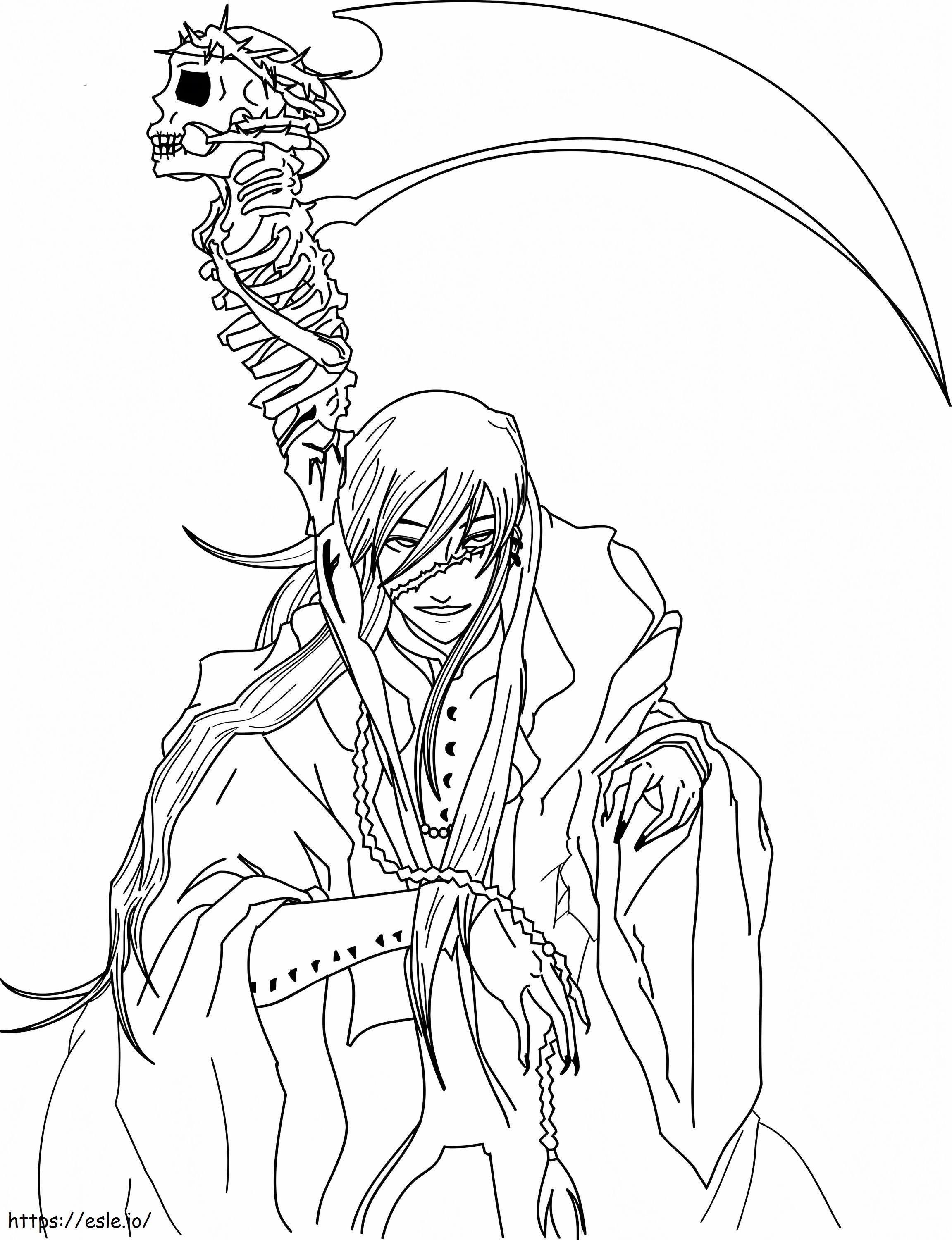 Bestatter aus Black Butler 1 ausmalbilder
