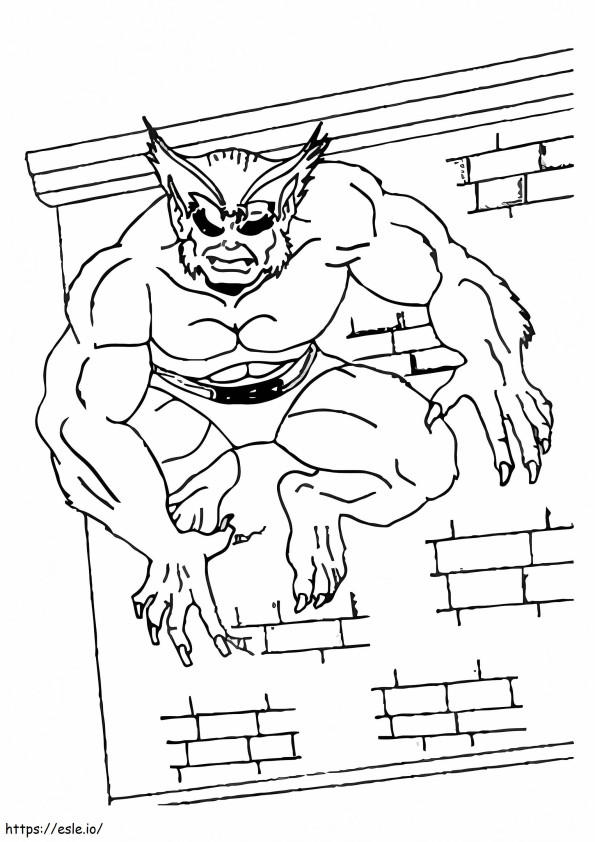 1526634402 Beast A4 coloring page