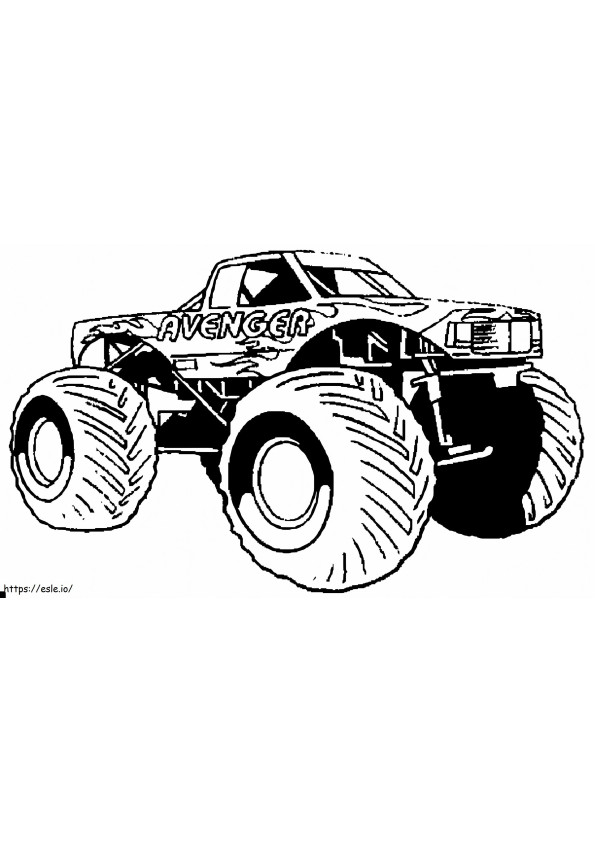 Monster Truck Avenger värityskuva