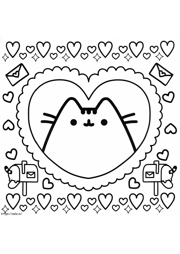 Adorable Pusheen 7 coloring page