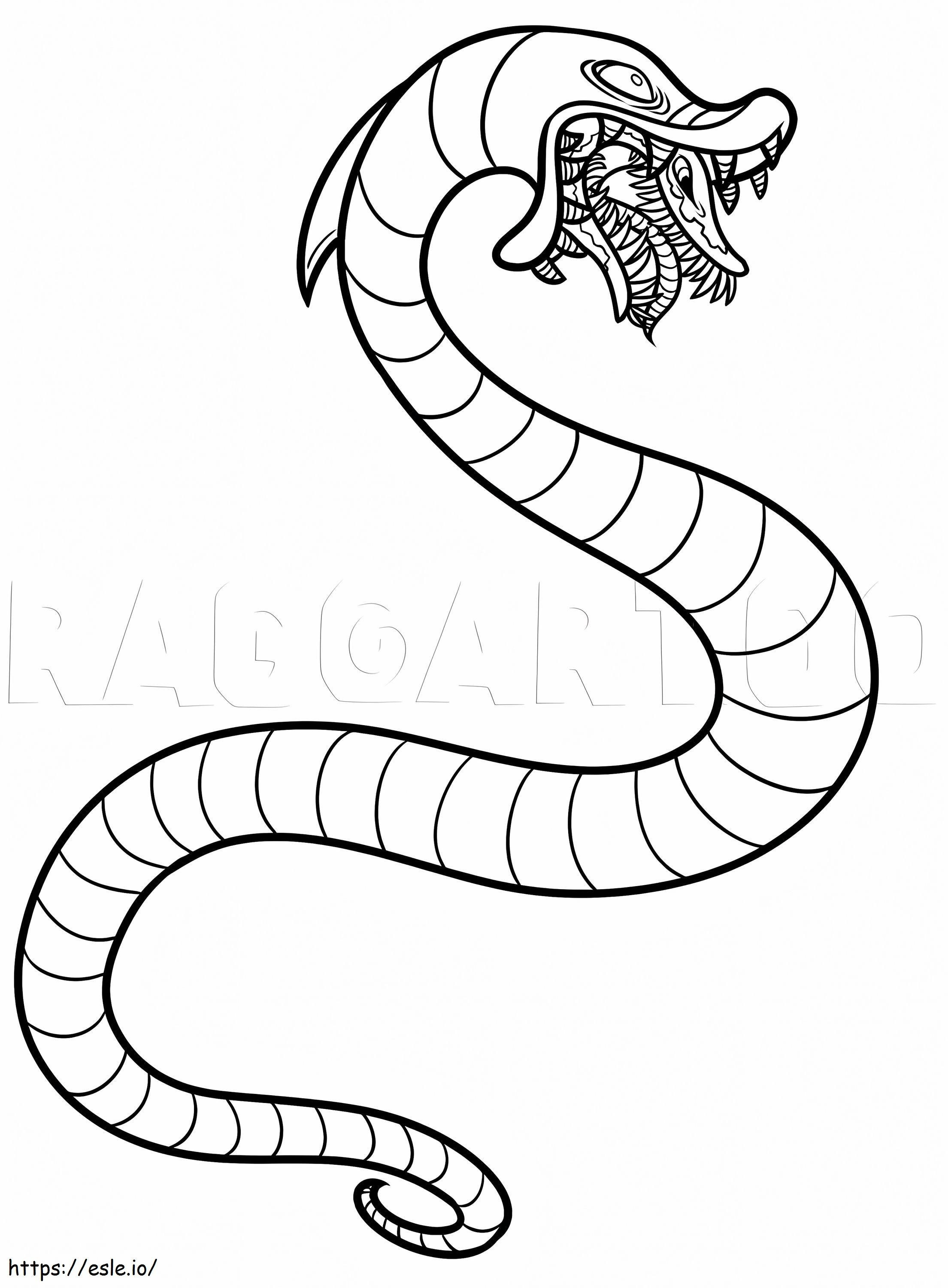 Sandworm From Beetlejuice coloring page
