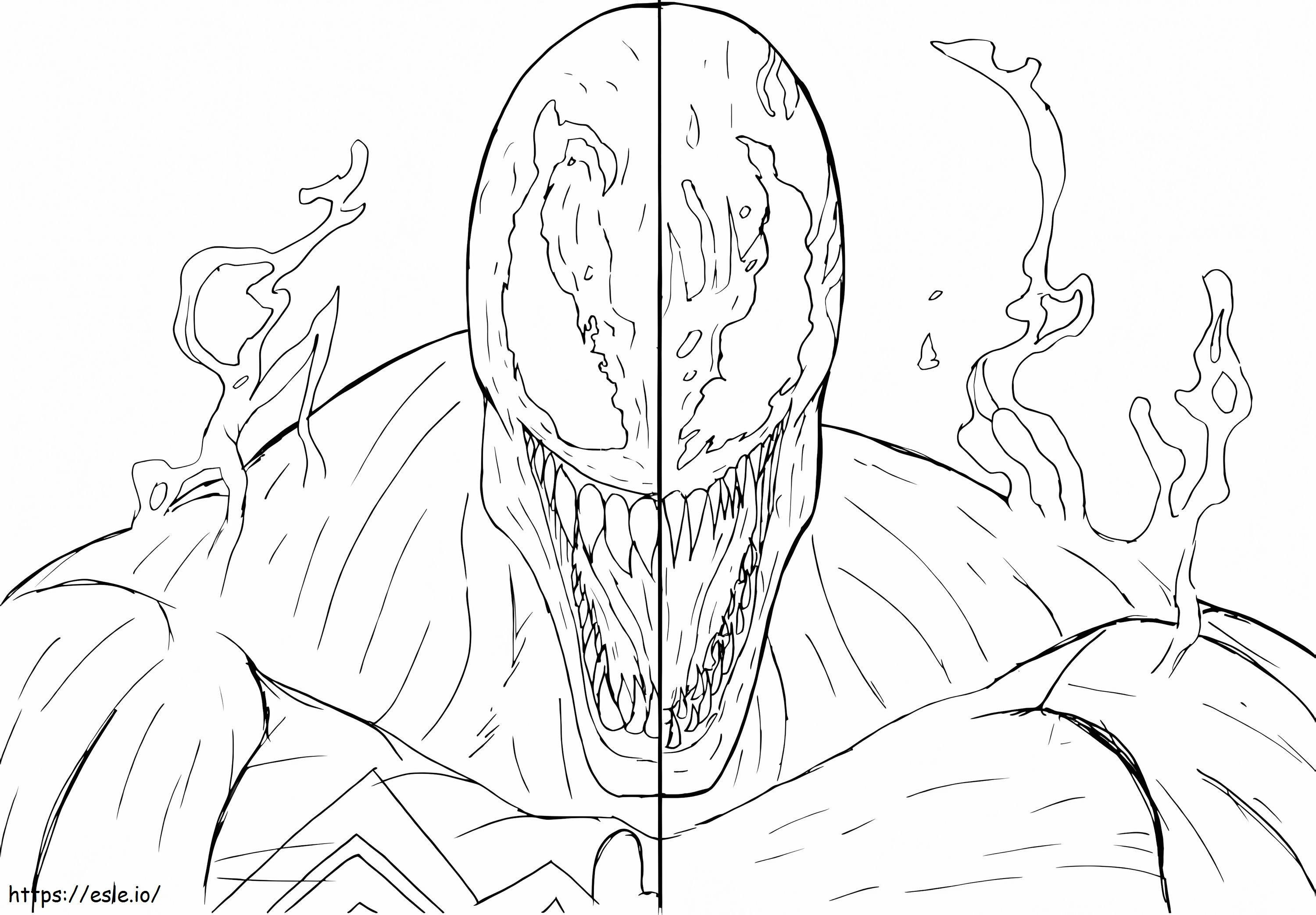 Venom And Carnage coloring page