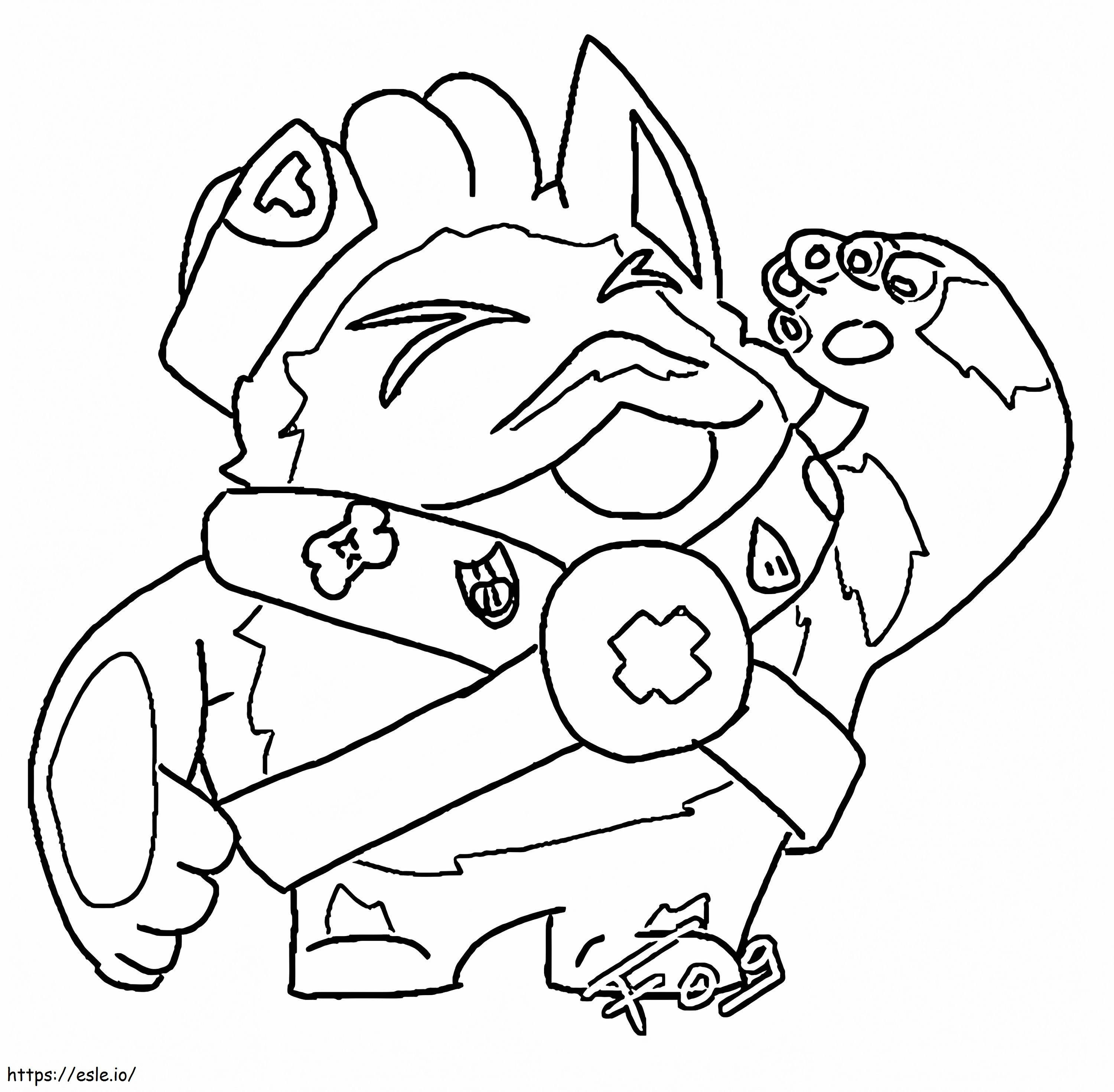 Squeak Brawl Stars To Color Coloring Page coloring page