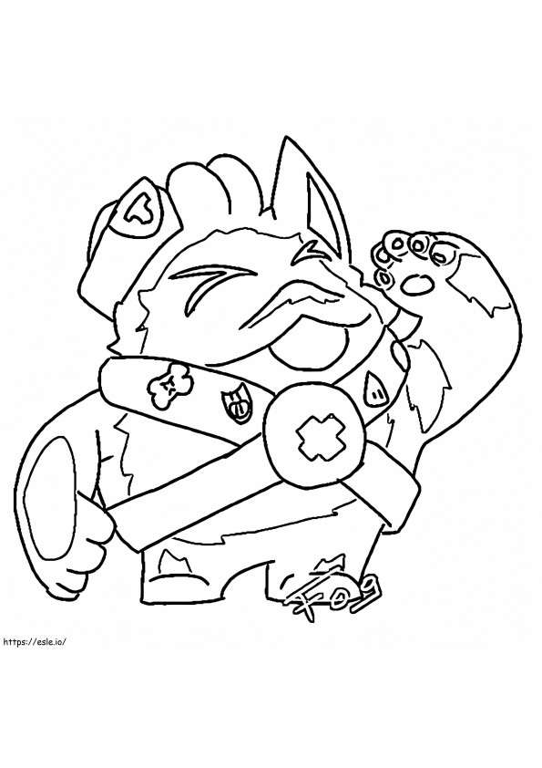 Squeak Brawl Stars To Color Coloring Page coloring page