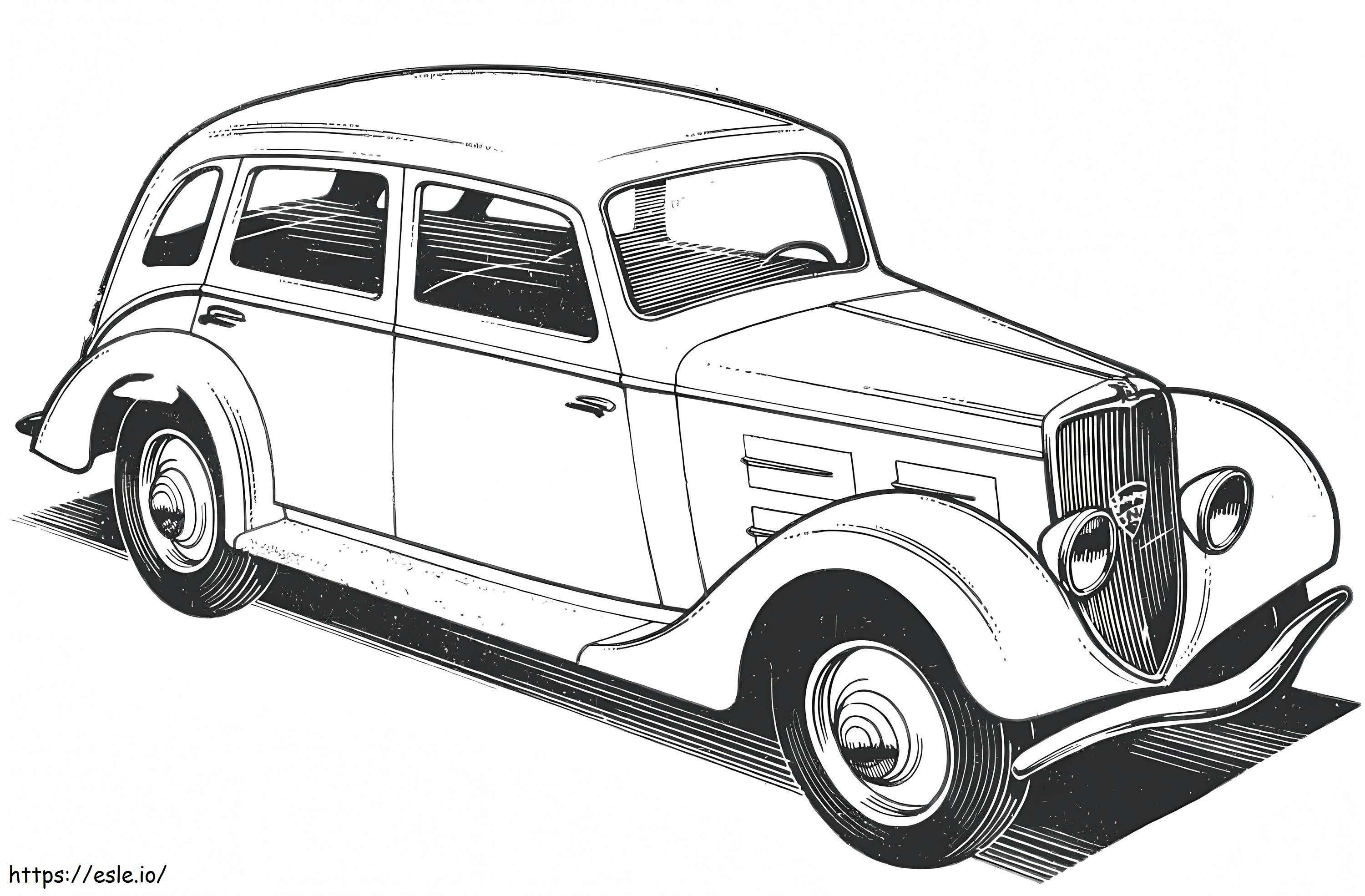 Peugeot 301D coloring page