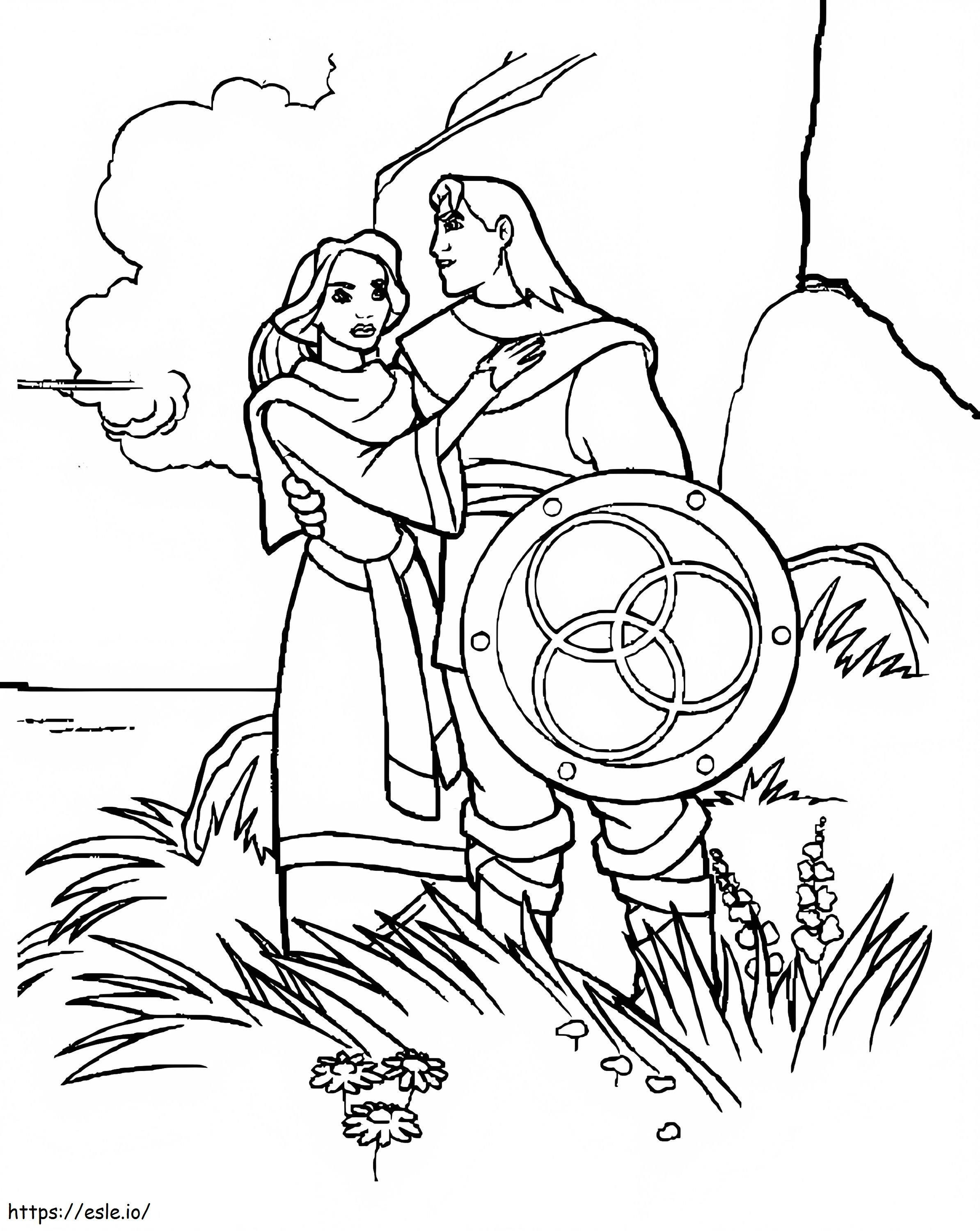 Quest For Camelot 4 coloring page