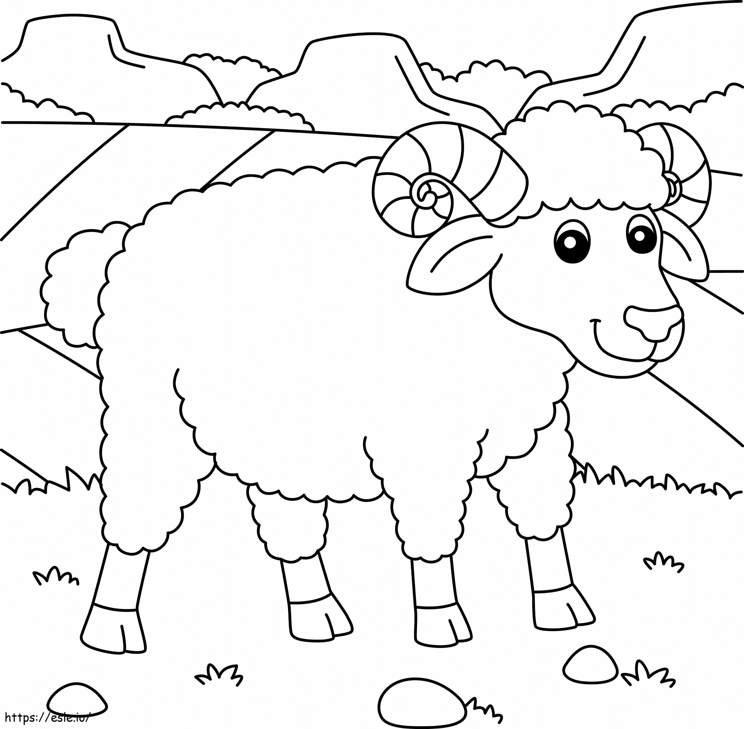 Uskomaton lammas värityskuva