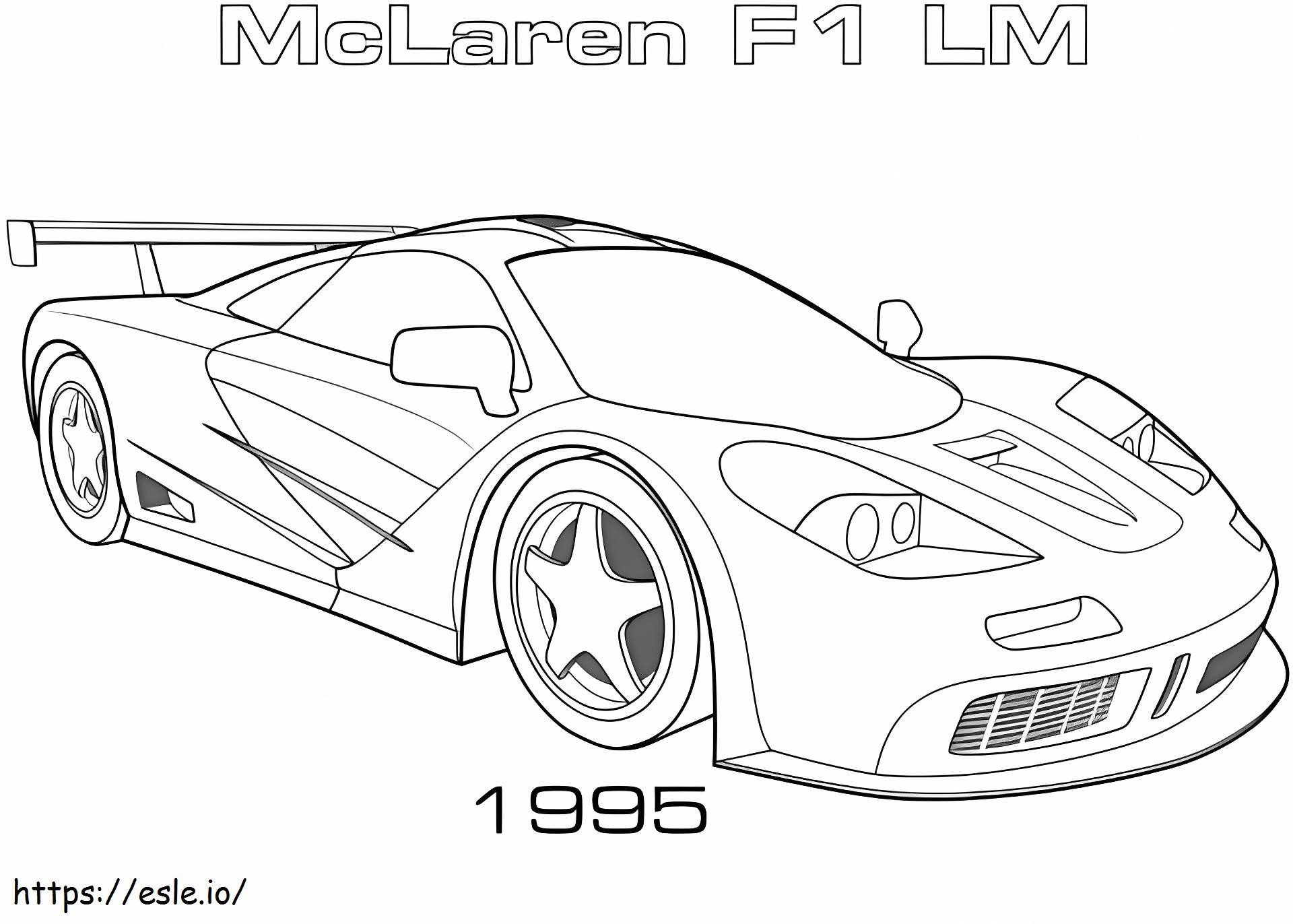 1527154118 1995 Mclaren F1 Lm coloring page