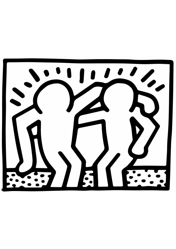 1598400985 Best Buddies By Keith Haring