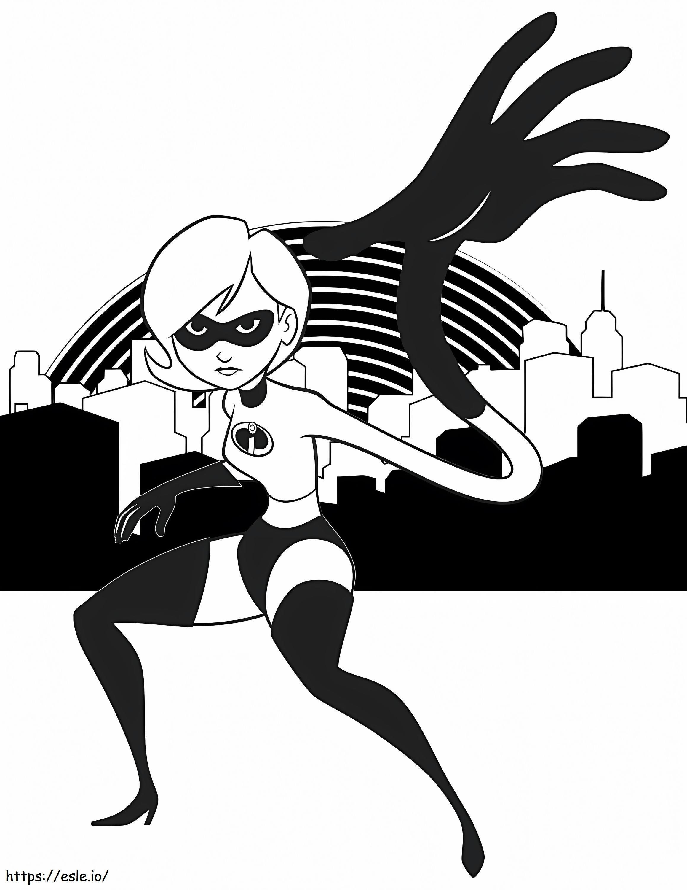 Elastigirl In Incredibles coloring page