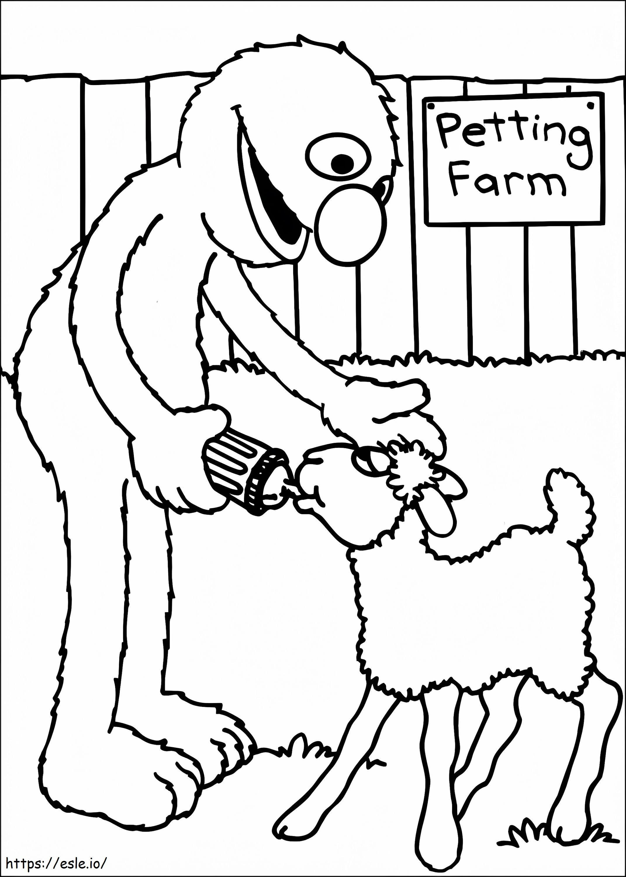 Printable Grover Sesame Street coloring page