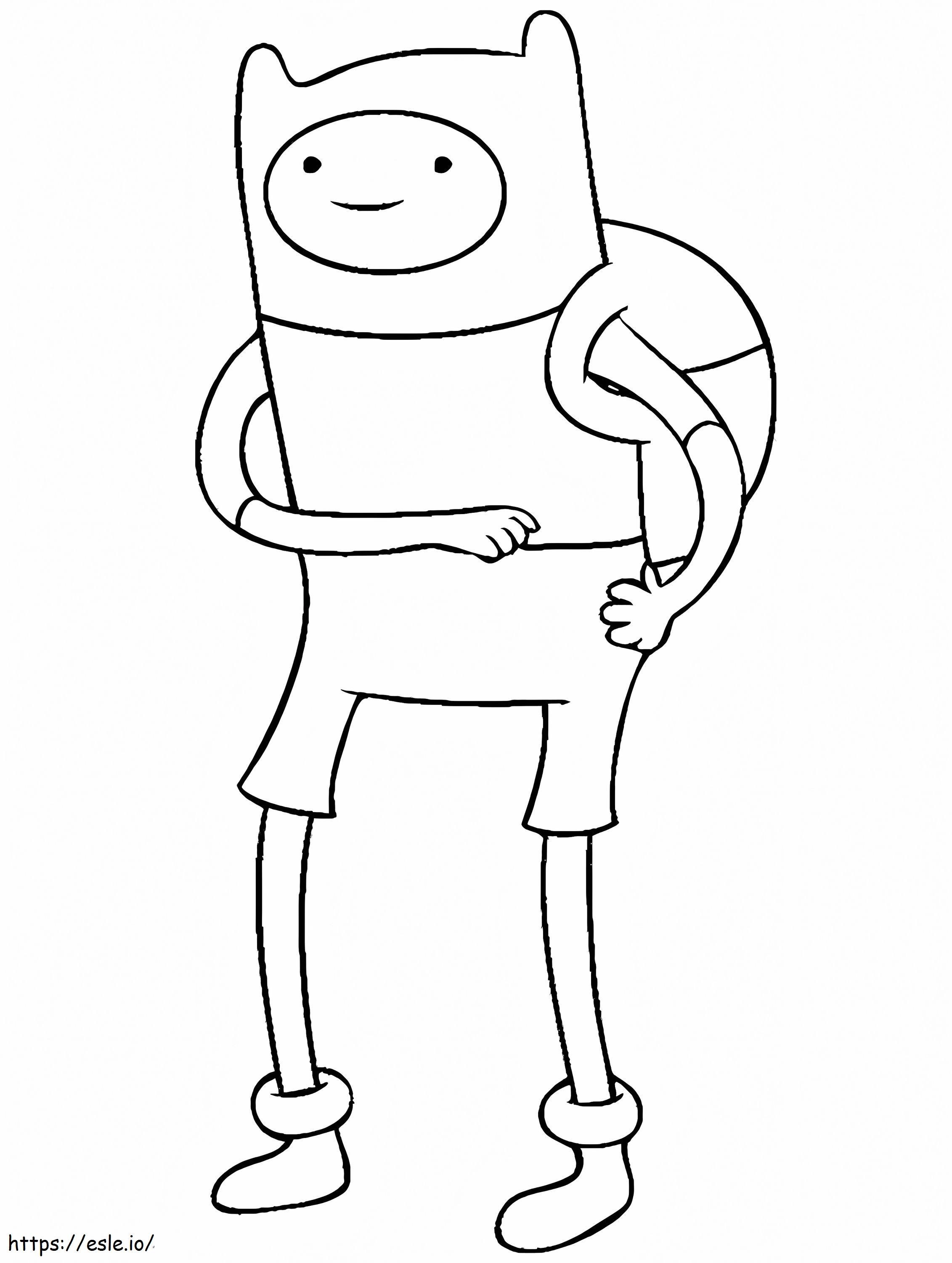 Amazing Finn Coloring Page for Kids