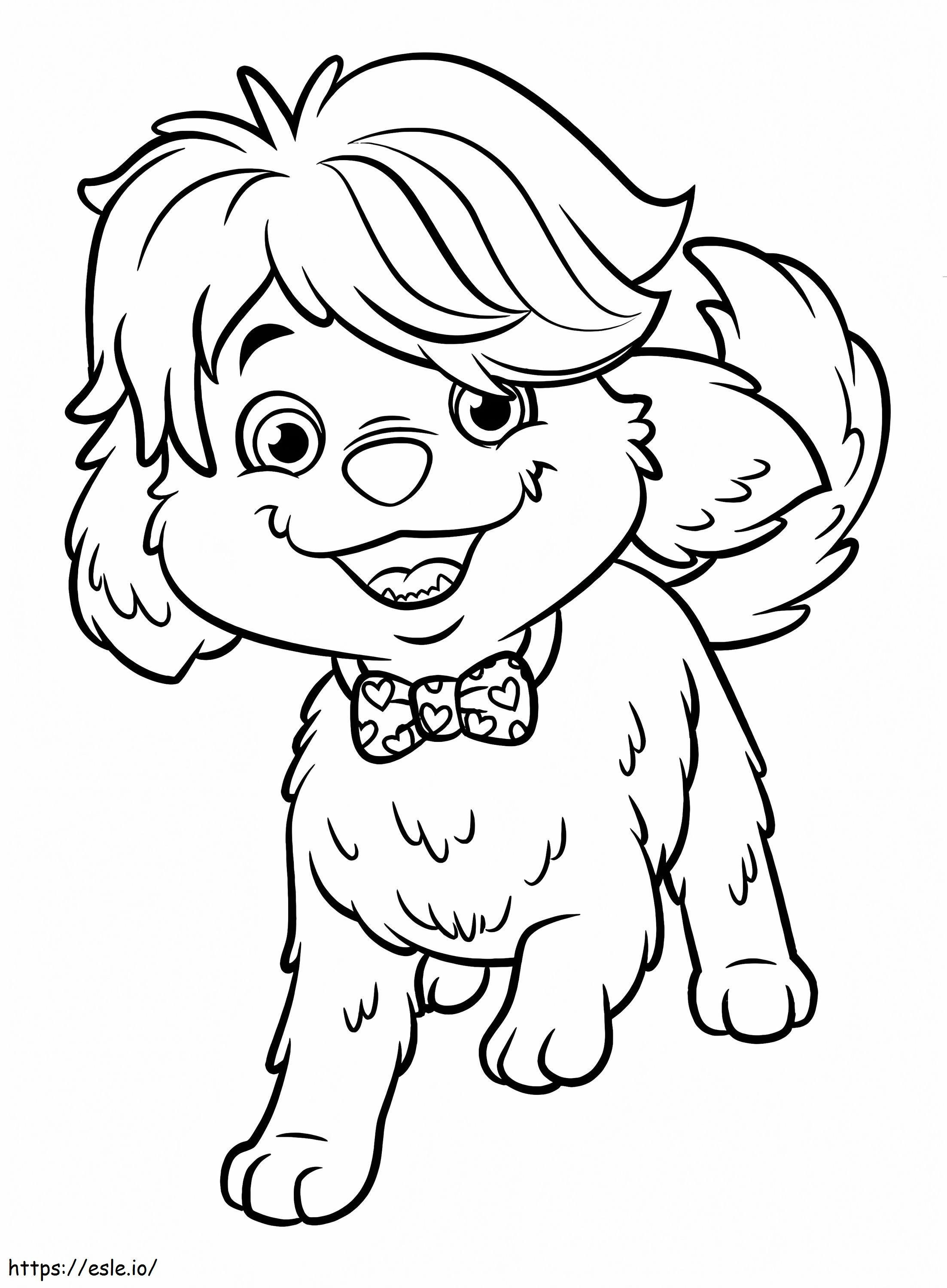 Cute Doodle coloring page