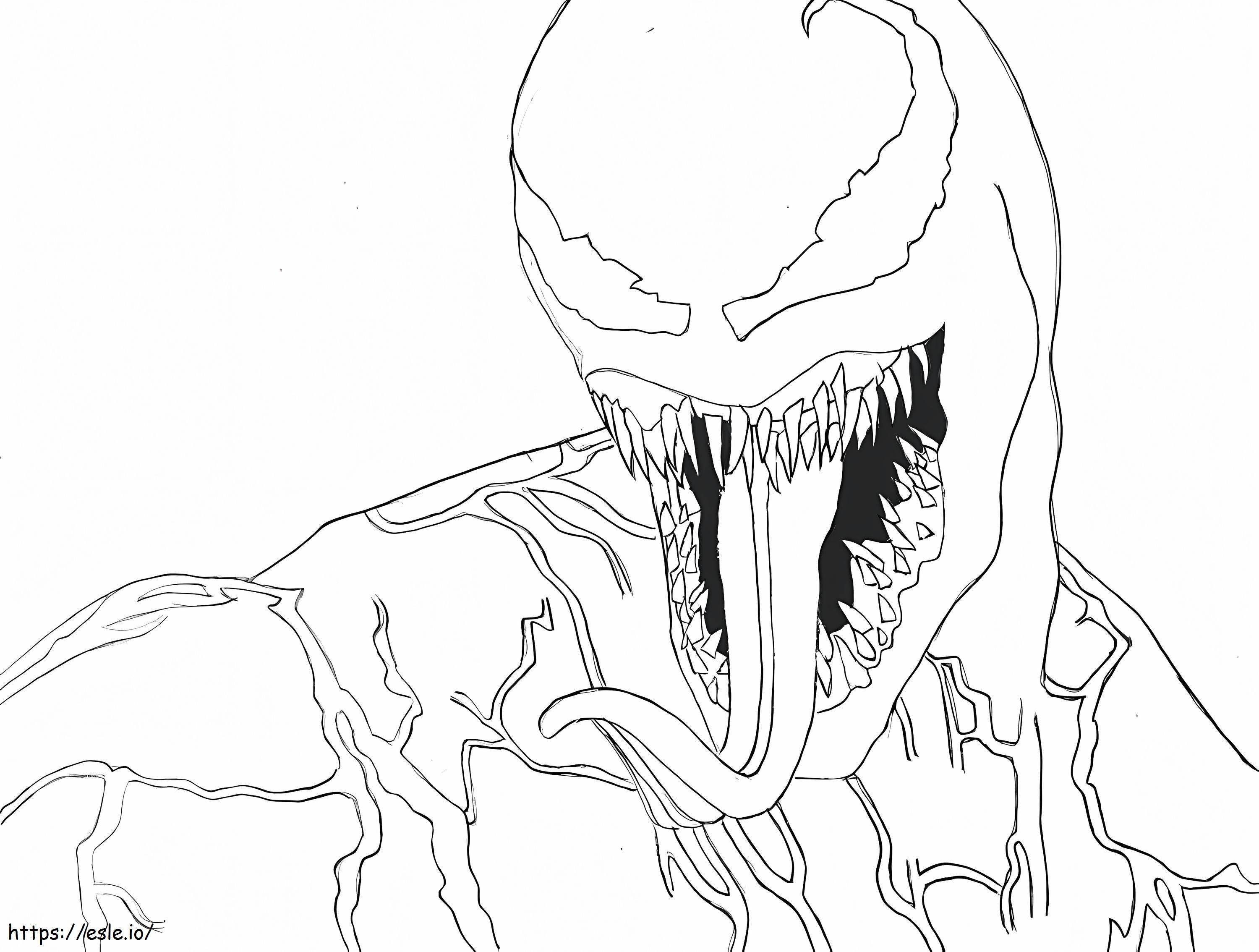 Empress Venom coloring page