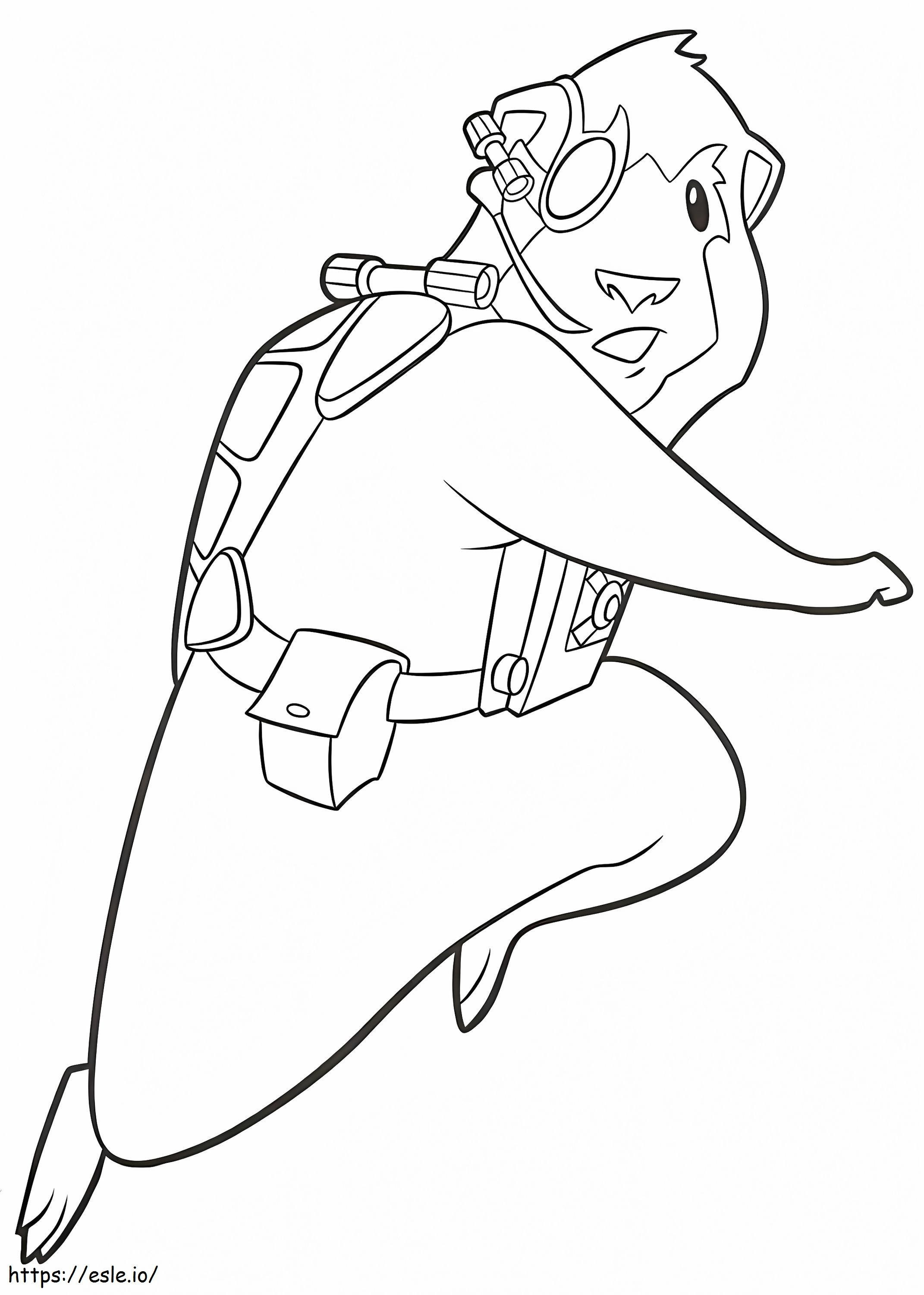 1535704055 Blaster A4 coloring page