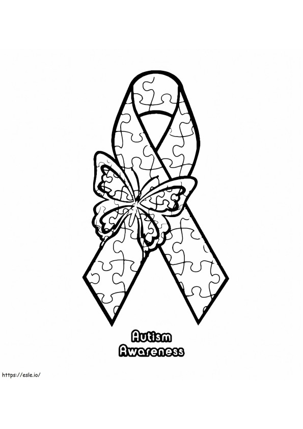 Ribbon Puzzle Autism Awareness