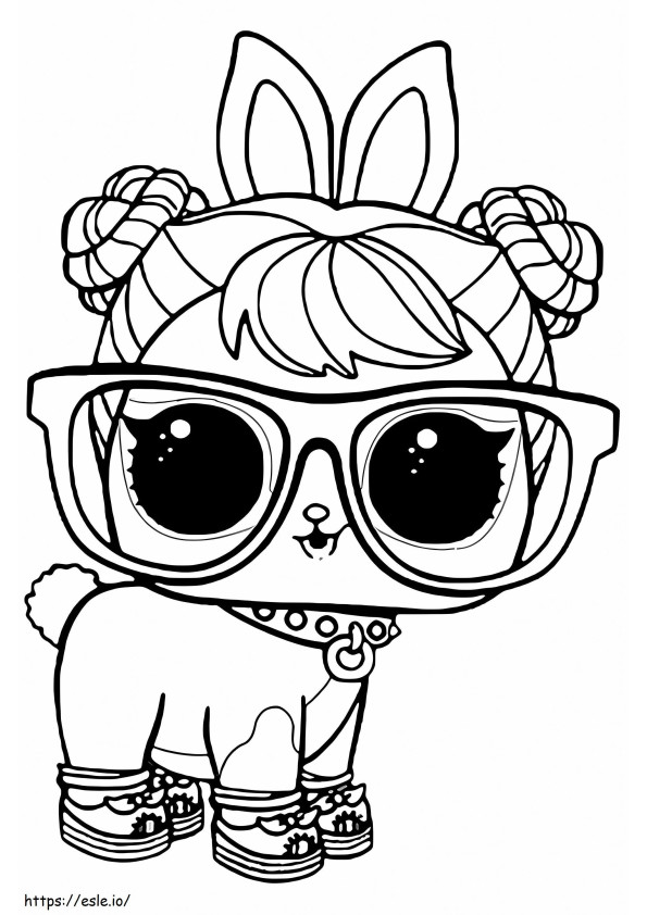 LOL Pet Bon Bon Bunny Hop Hop coloring page