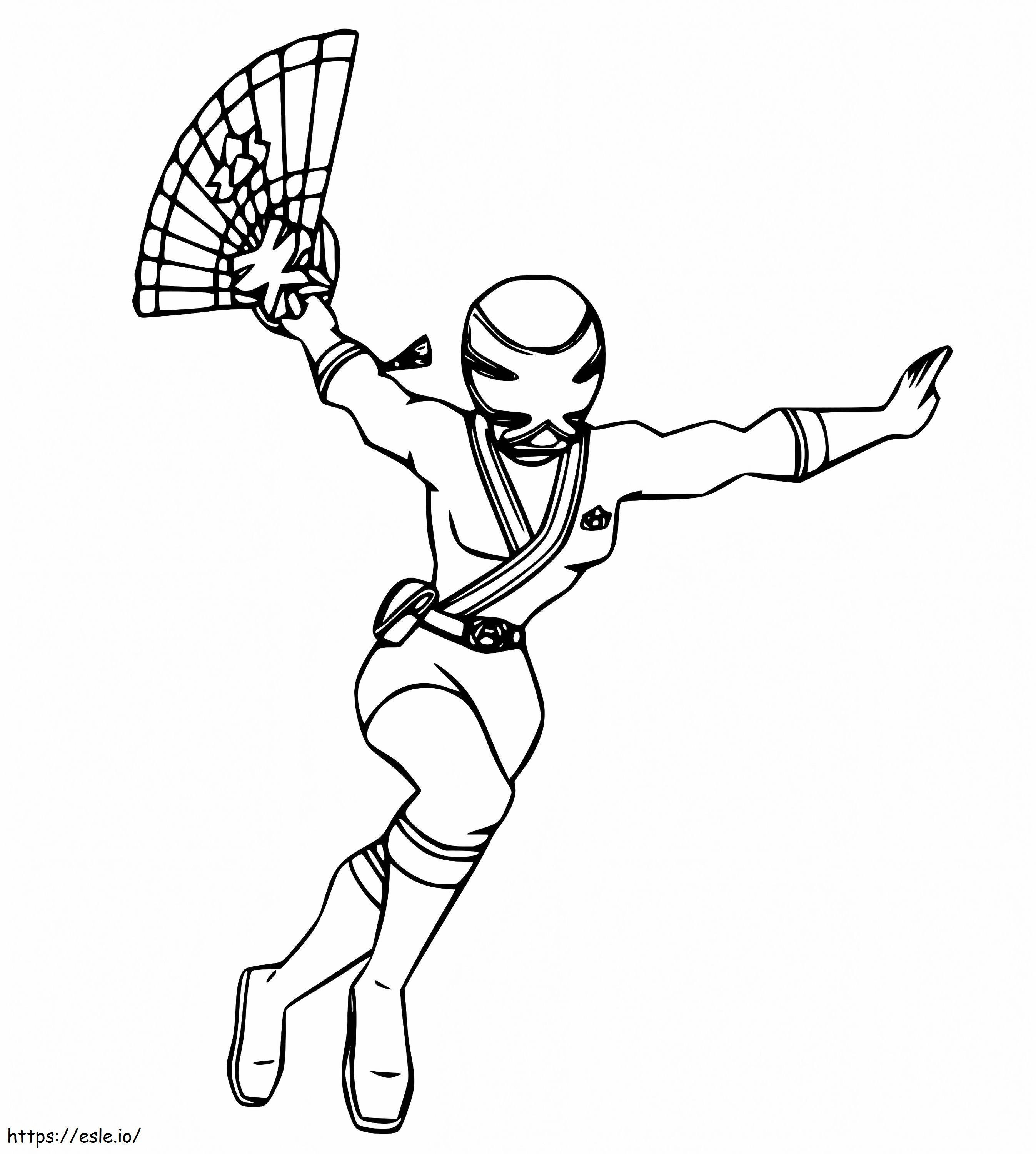 Rosa Samurai Ranger ausmalbilder