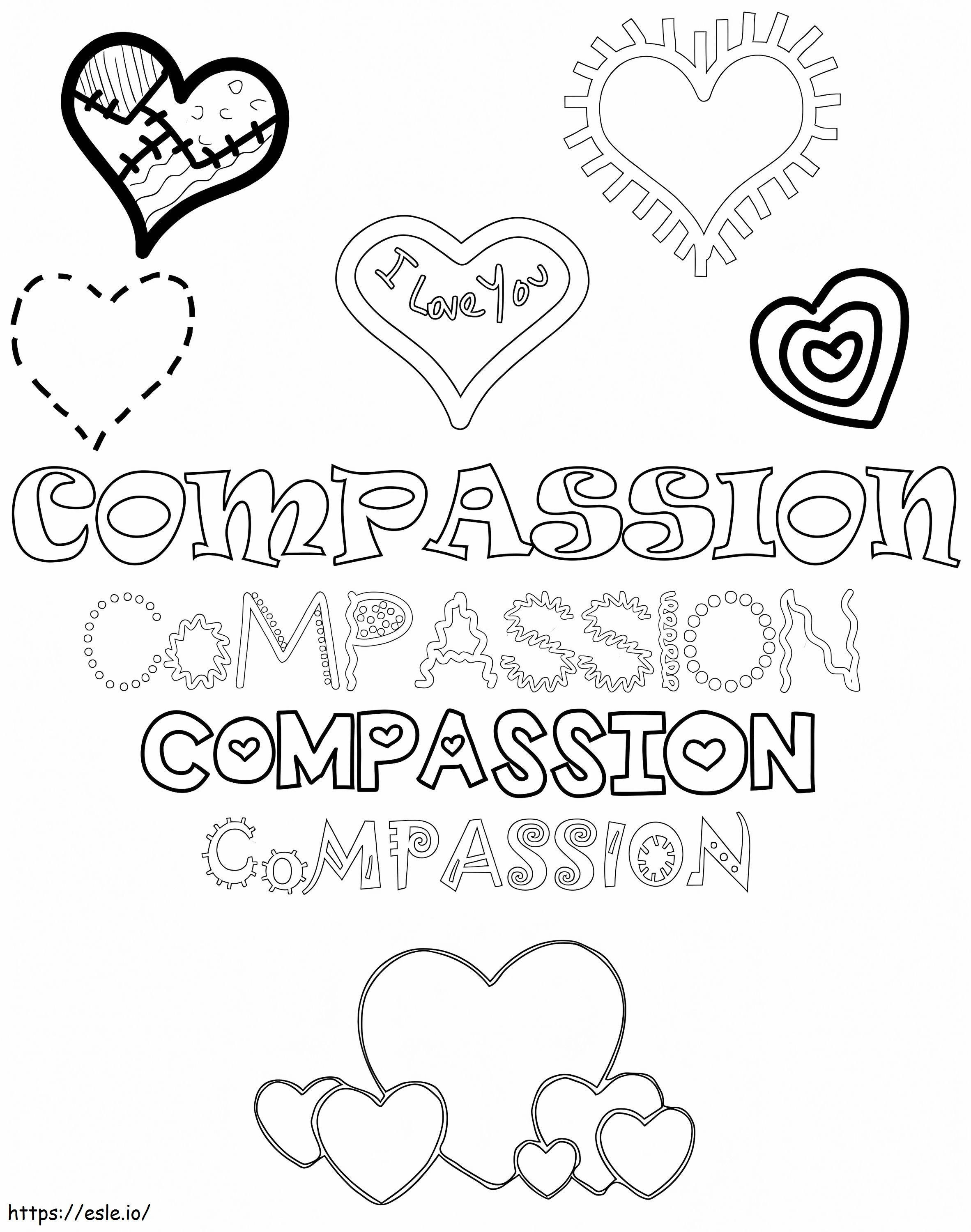 Compassion Art coloring page