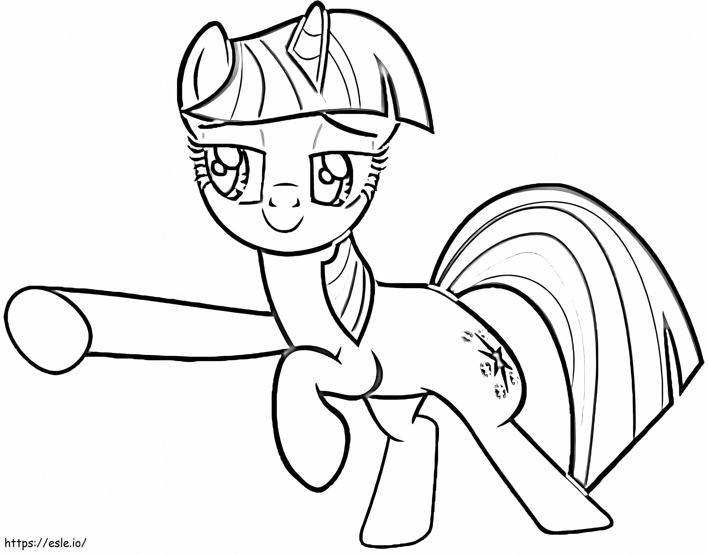 Twilight Sparkle For Girl coloring page