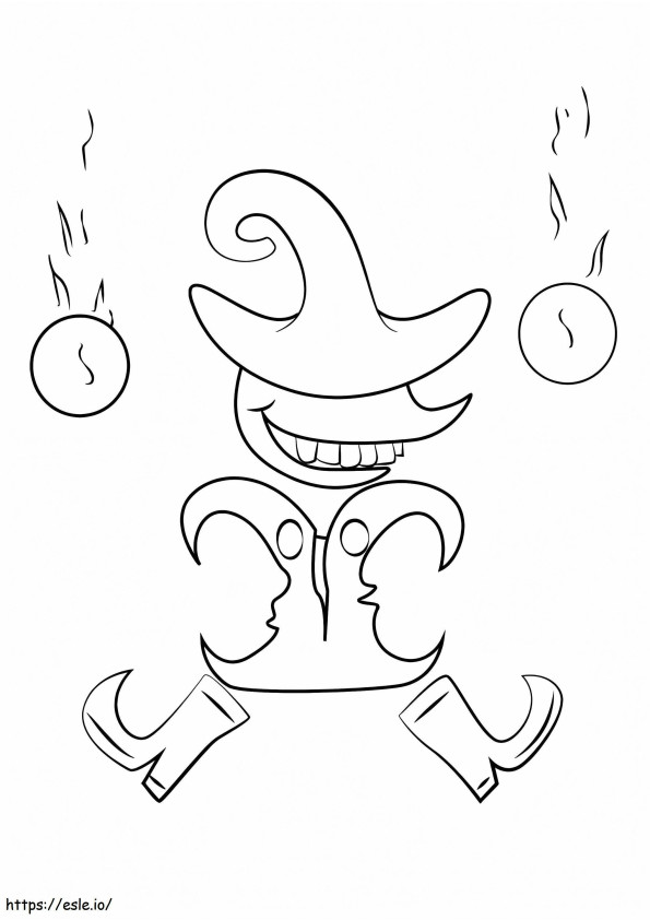 Madjick Undertale coloring page