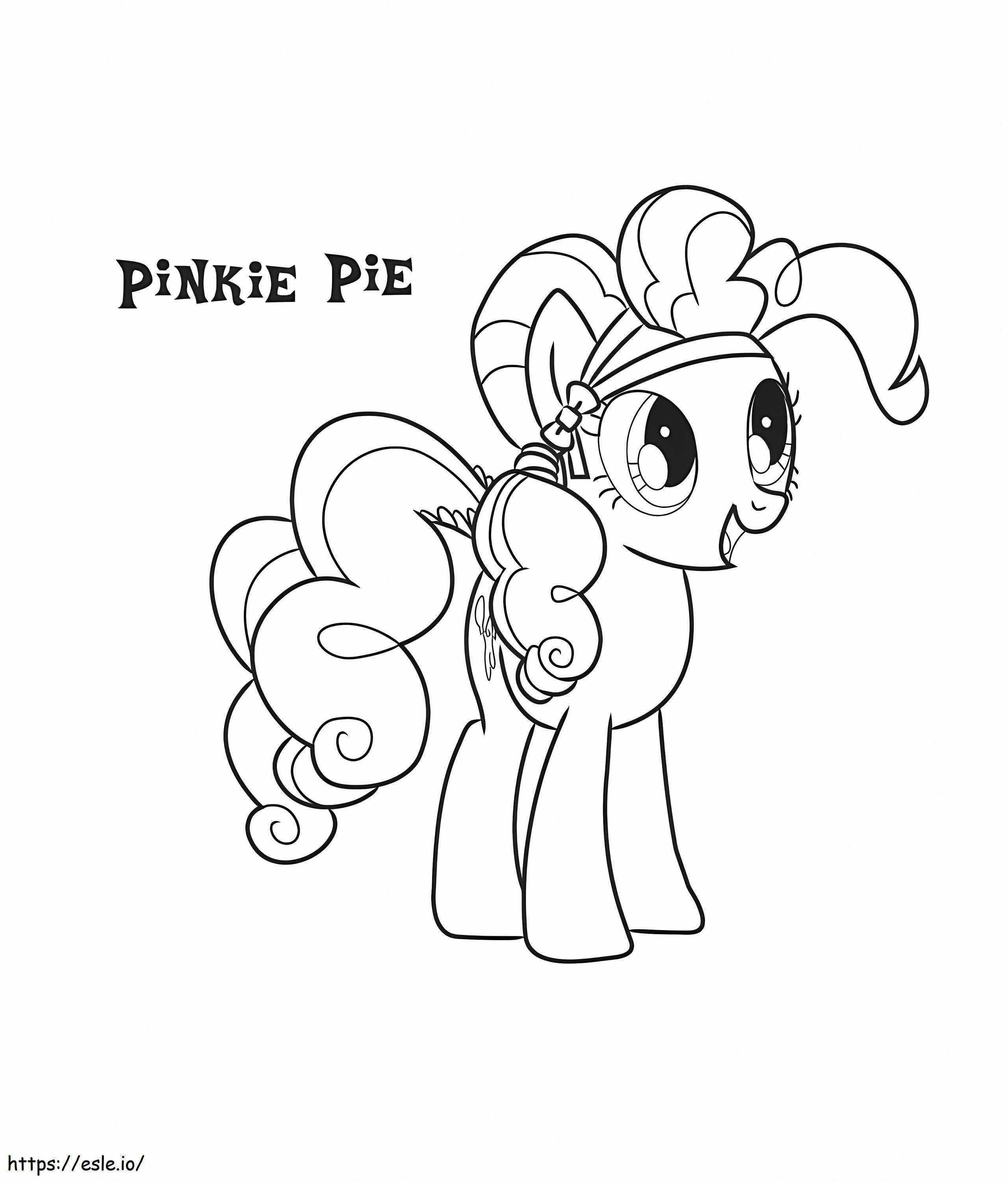 Pinkie Pie Smiling coloring page