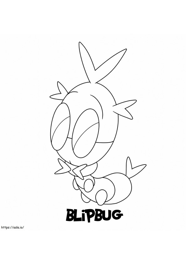 Coloriage Pokémon Blipbug 2 à imprimer dessin