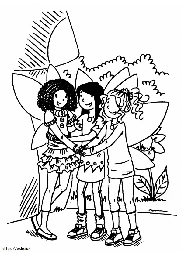 Rainbow Magic For Girls coloring page