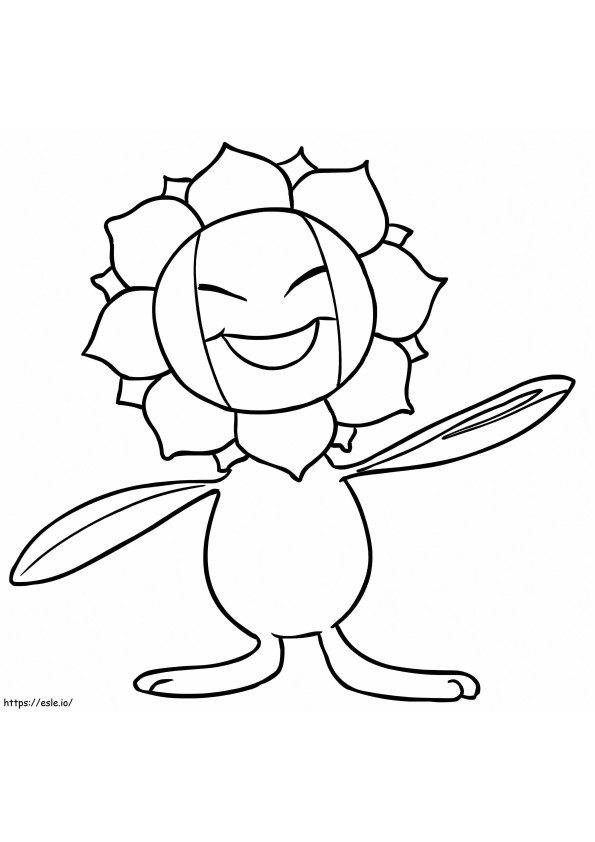 Bunga Matahari Di Pokemon Gambar Mewarnai
