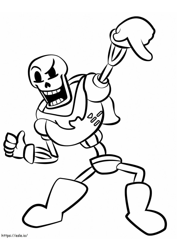 Cool Papyrus coloring page