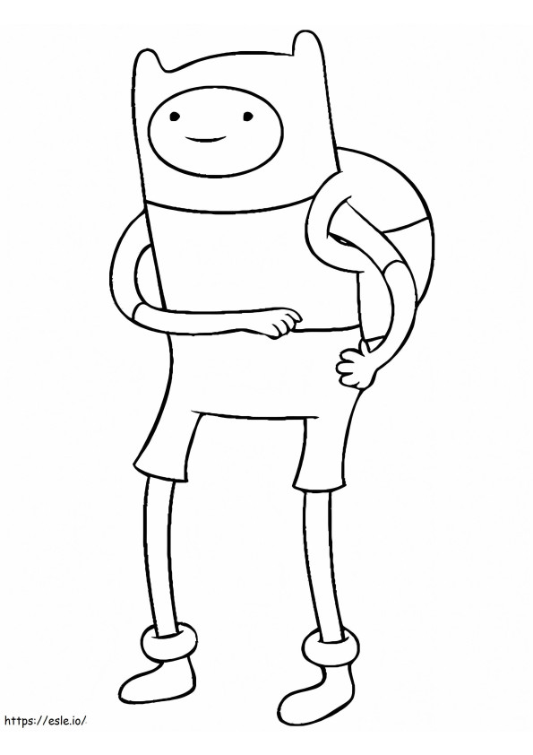 Finn Incredible coloring page