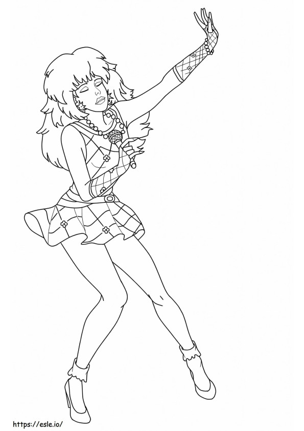 Jem And The Holograms 5 coloring page