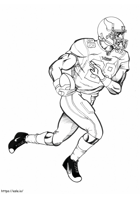 Aaron Rodgers 2 coloring page