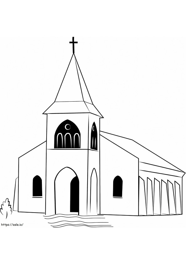 Biserica Misiune Touaourou de colorat