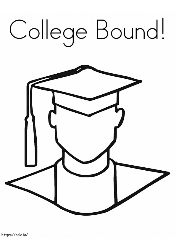 College Bound coloring page