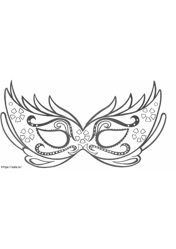 Normal Mask coloring page