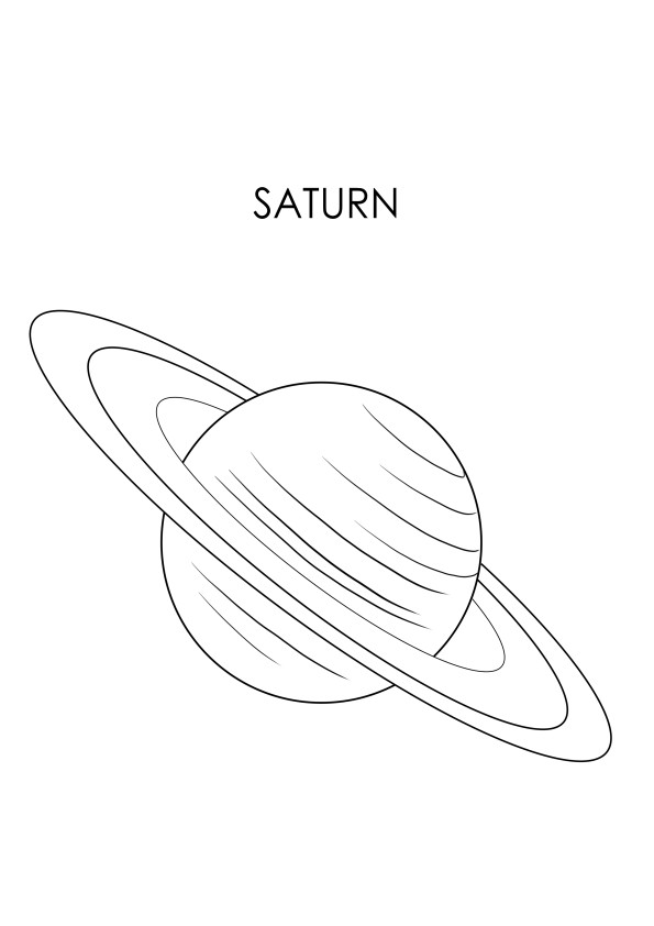 Saturnus planeet om gratis te downloaden