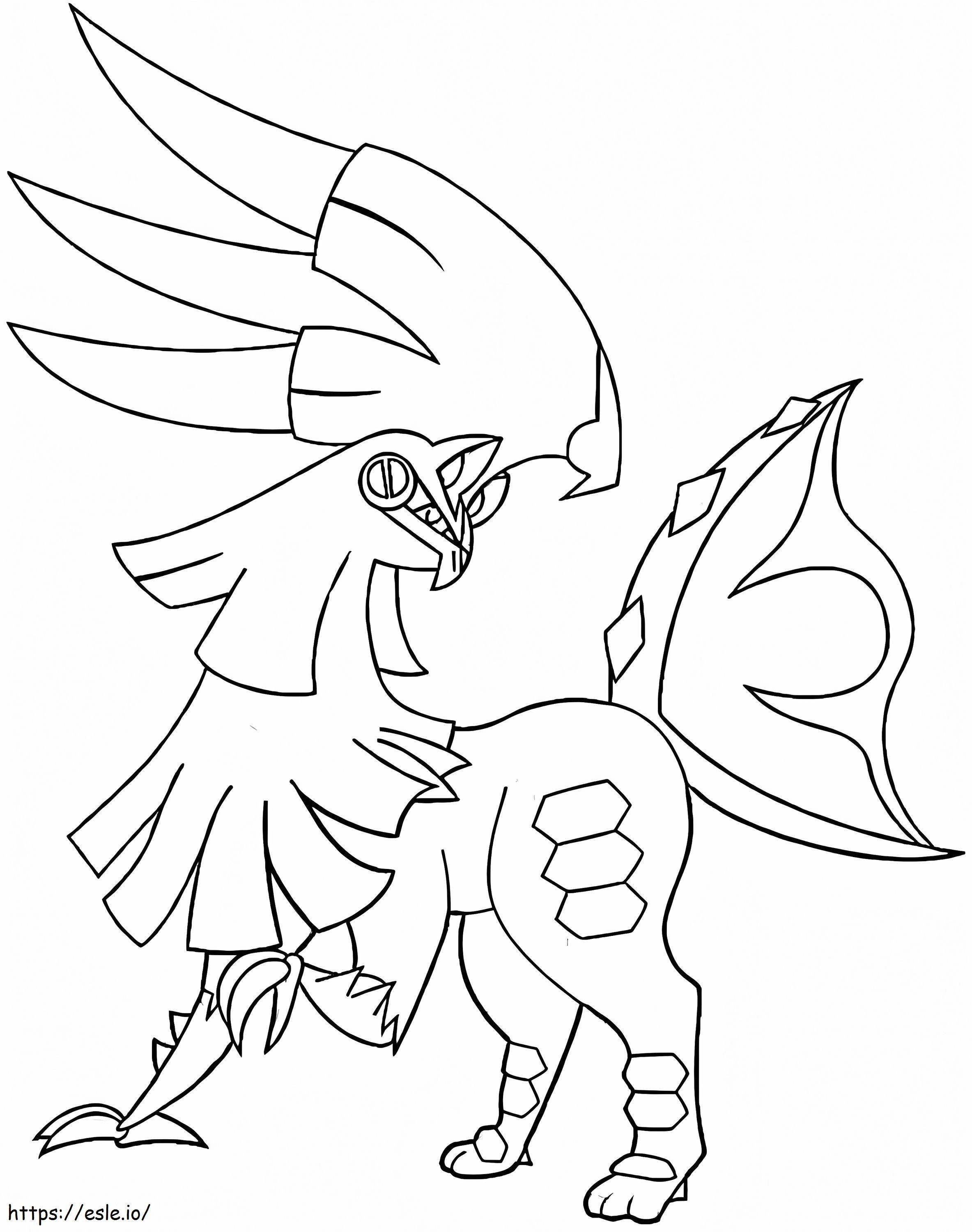 Silvally yang dapat dicetak Gambar Mewarnai